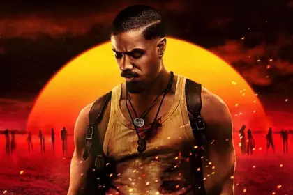 Arte ilustrativa de filme de ação