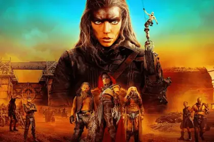 Arte ilustrativa de filme de ação