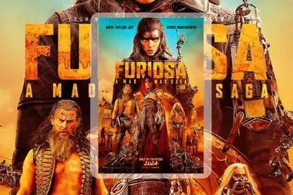 Arte ilustrativa de pôster de filme ou série