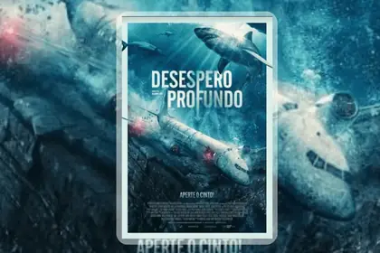 Arte ilustrativa de pôster de filme ou série